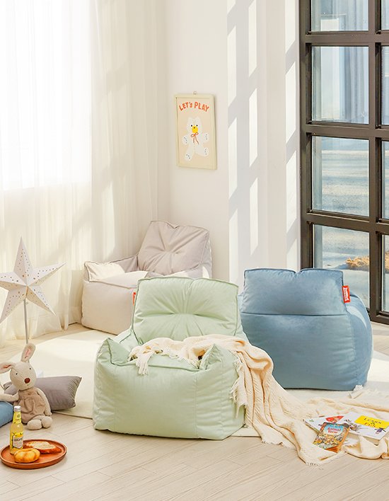 [보니타빈백] 빈백소파 컴팩트 페르시안 JR108 스웨이드 6종 (택1)