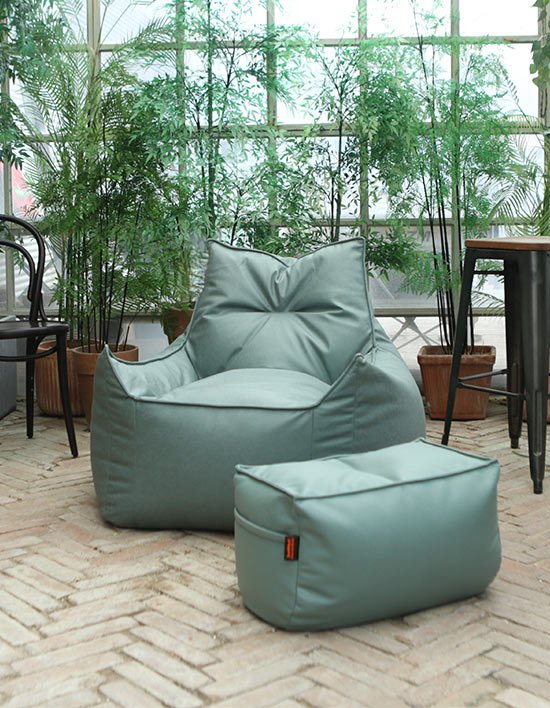 [보니타빈백] 초대형 사하라 BR803 비건레더 빈백소파 풋스툴세트 4종 (택1)