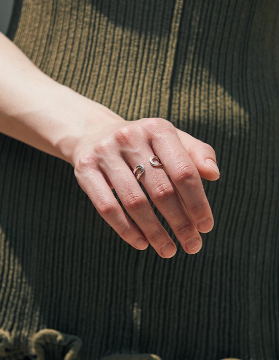 [베흐트] 세브 오픈반지 (실버) (단품)