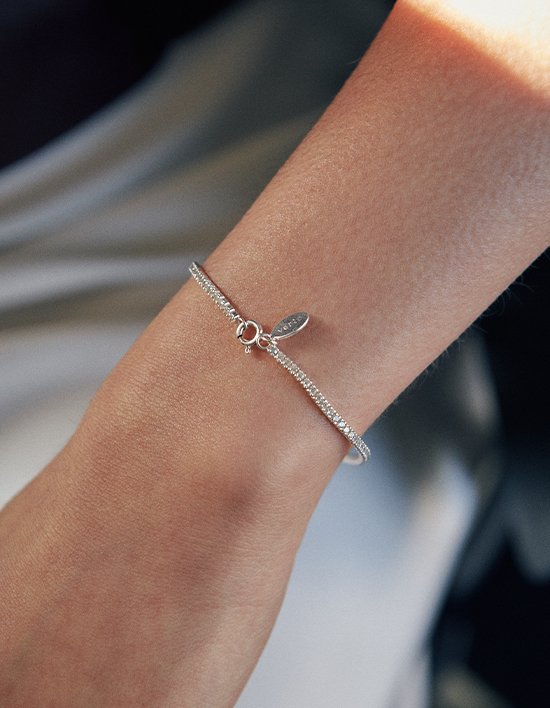 [베흐트] 핀 앙쎄 테니스 화이트스톤 팔찌 (택1)