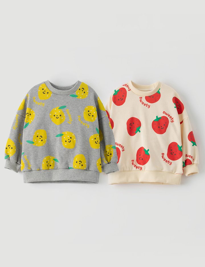 [오즈키즈] 달콤스위티 유아 맨투맨 티셔츠 2종 (택1)