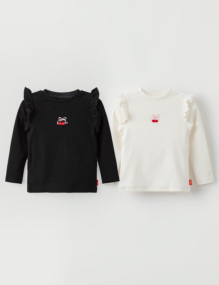 [오즈키즈] 체리프릴 여아 티셔츠 2종 (택1)