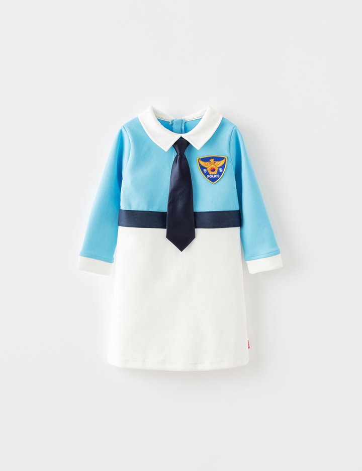 [오즈키즈] 폴리스걸 여아 원피스 블루