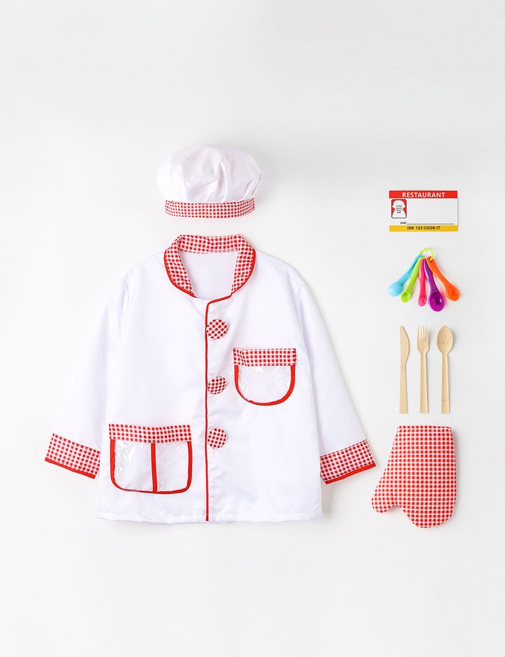 [오즈키즈] 나는요리사 유아 잡화 세트 화이트