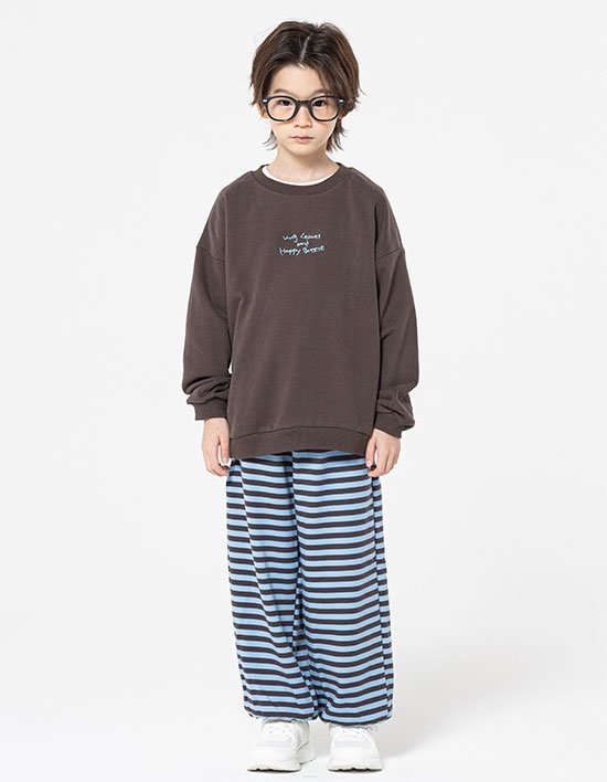 [오즈키즈] 밤밤 유아 상하복 세트 브라운