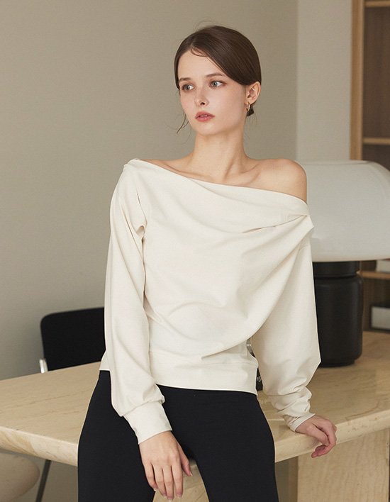 [레페르] 폴리냑 드레이프 스웻셔츠 3종 (택1)