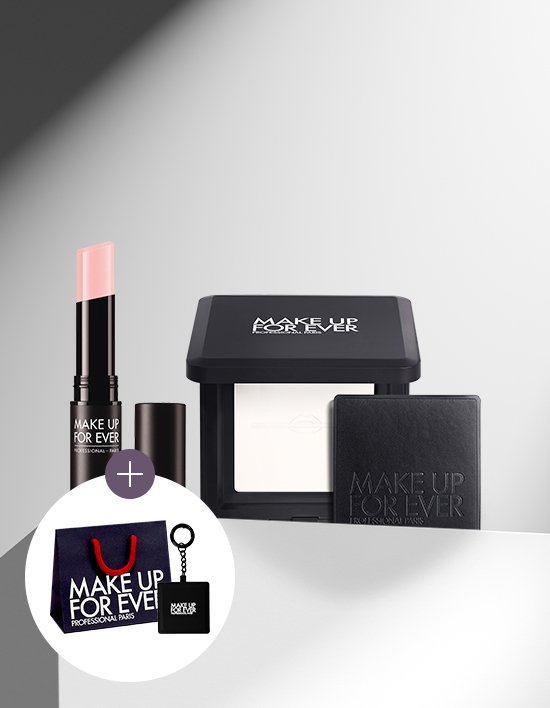 [메이크업포에버] HD SKIN 프레스드 파우더 & 립밤 선물세트(+쇼핑백 증정)