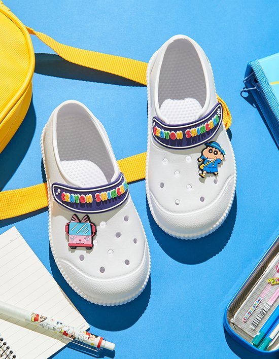 [에이블팩토리] 유치원 버스와 짱구 벨크로 실내화