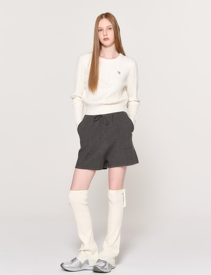 [제너럴아이디어] 핀턱 니트 쇼츠 2COL / WBD3L54591