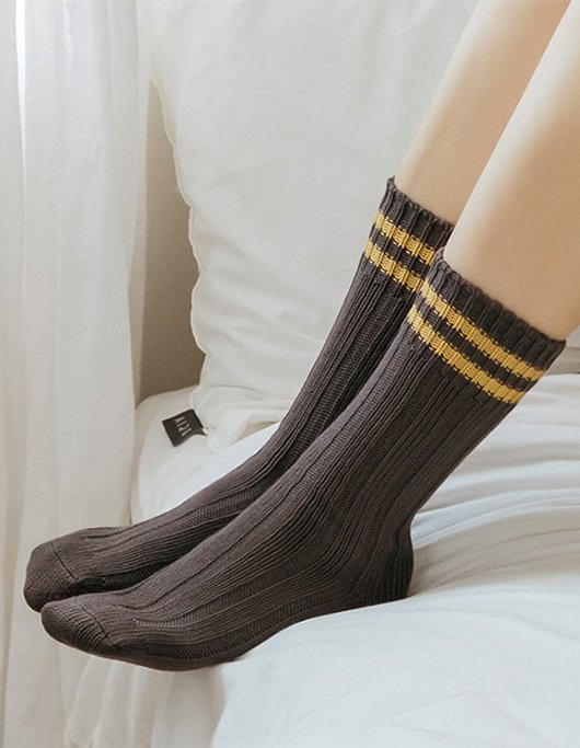 [비아리츠] 버터 링글 롱 삭스 6종 (2개입) (택1)