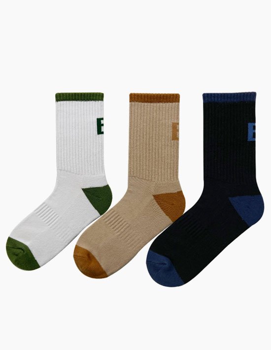 [바나나시스터즈] 남여공용 로우비 스포티 삭스 (3개입)(택1)