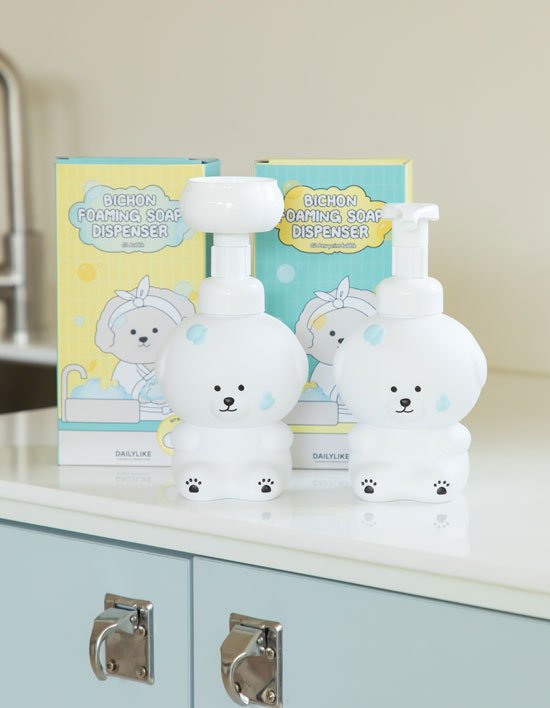 [데일리라이크] 비숑 버블 디스펜서 일반형/발바닥형 (택1)