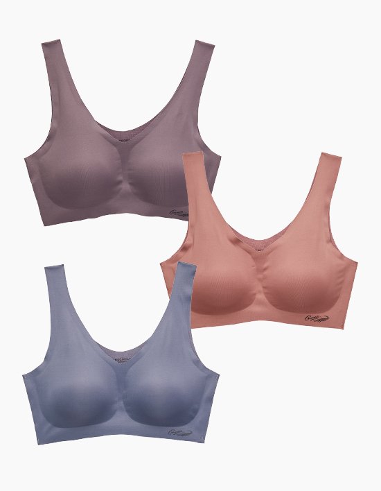 [크로커다일 감탄브라] 모달스킨 V넥/스트랩 브라 3종