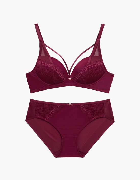 [원더브라] 하트핏 노와이어 브라팬티 세트