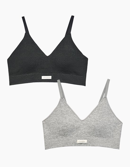 [크로커다일 감탄브라] 에브리핏 소프트 브라렛 2종