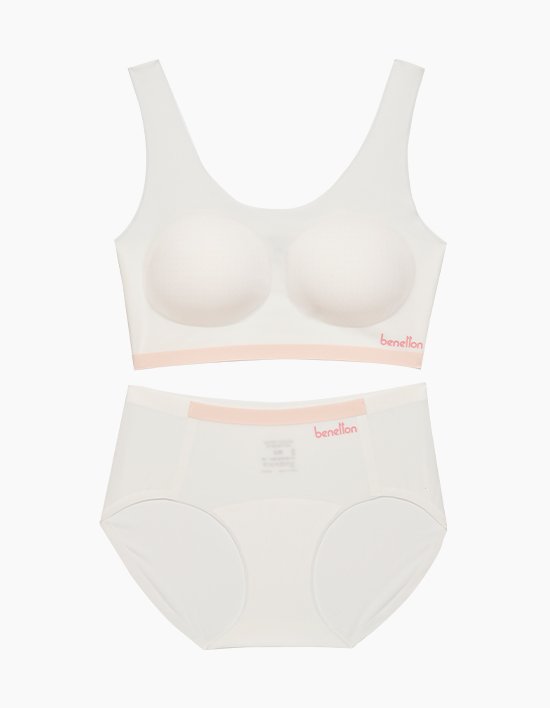 [베네통키즈] 나일론 메쉬 퓨징 주니어 브라팬티 택 1