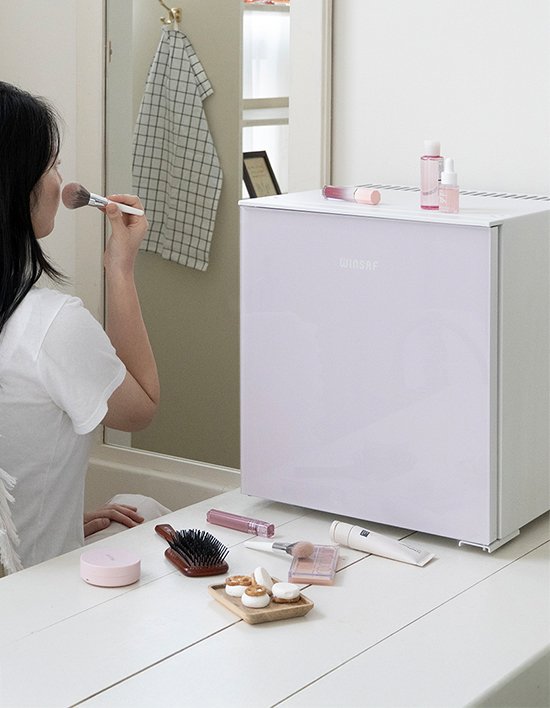[윈세프] 무소음 화장품냉장고 25L WC-25DBK, DSD, DPK 블랙 소다 핑크