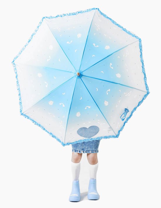 [산리오] 시나모롤 친환경 53 그라데이션 아동우산 (블루)