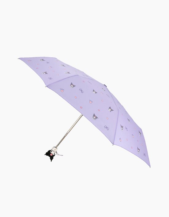 [산리오] 쿠로미 55 리본 입체핸들 완전자동우산