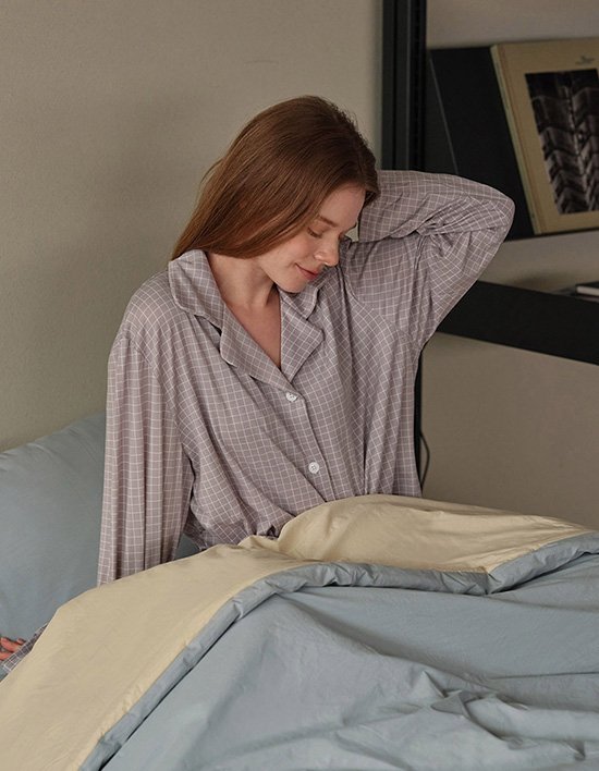 [다운뱅크] 오브 고밀도 60수 워싱 무봉제 차렵패드세트 10종 (택1)