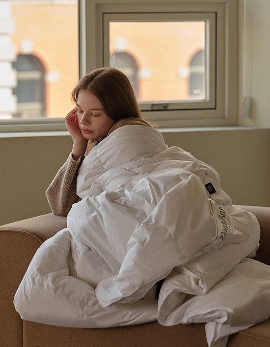 [다운뱅크] 에코-플럼핑 구스 다운80 스너그웜(사계절) 이불 2종 (택1)