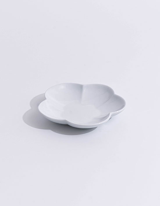 [세라믹몽] 백자 5잎 찬기 S 유광/무광