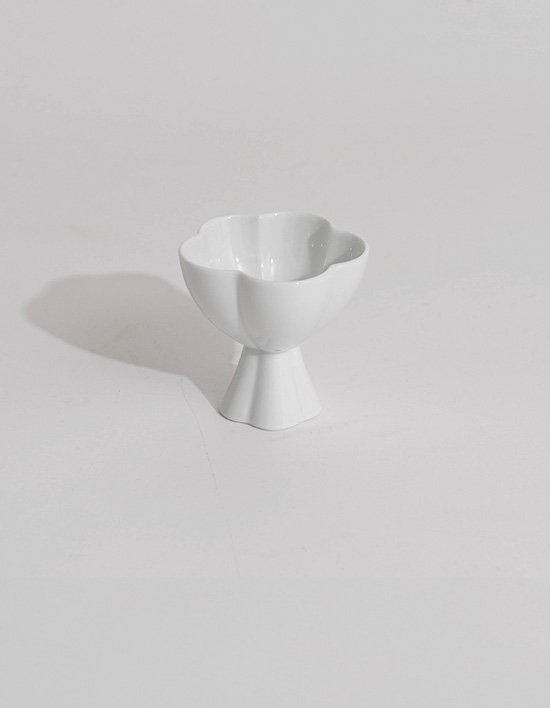 [세라믹몽] 백자 5잎 술잔&소스볼 유광/무광