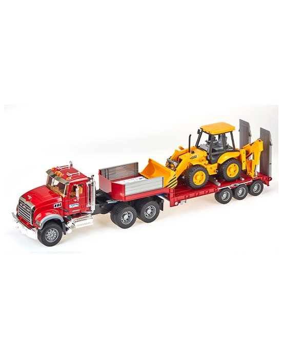 [브루더] MACK 트럭과 백호 로더 (단품)