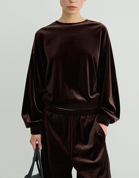 [ONE] 벨로아 맨투맨_브라운