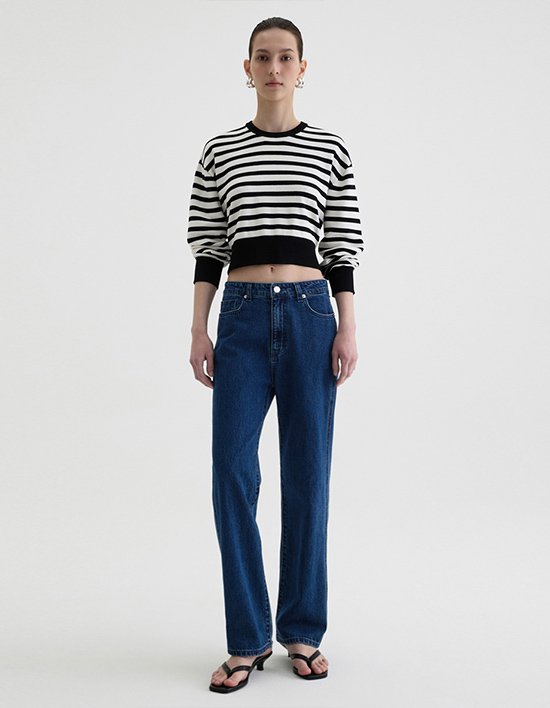 [ONE] ST 니트 풀오버_블랙