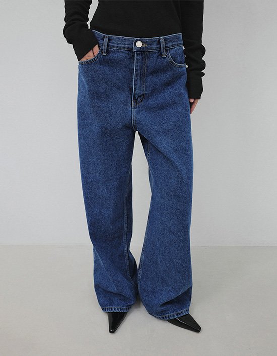 [ONE] 싱글 블루 데님