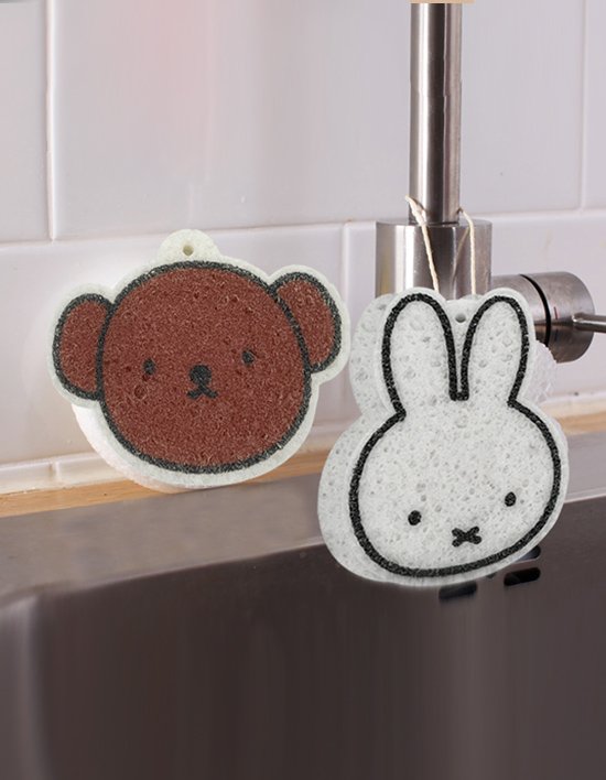 [보프렌즈] 미피&보리스 거품 잘나는 위생 수세미 (택1)