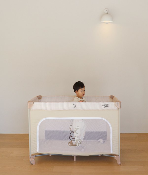 [몽키버니] 몽키버니 스윗 드림 휴대용 아기침대 / 부속품 4종 (침대)