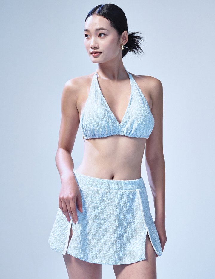 [소냐레바이] 트위드 스커트쇼츠 비키니 세트 3COLOR