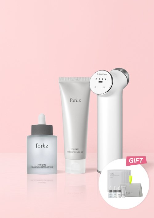 [쿼드쎄라] 초음파 뷰티디바이스 V1 기획세트 (V1본품+마스크젤80g+히알라겐앰플) (단품)
