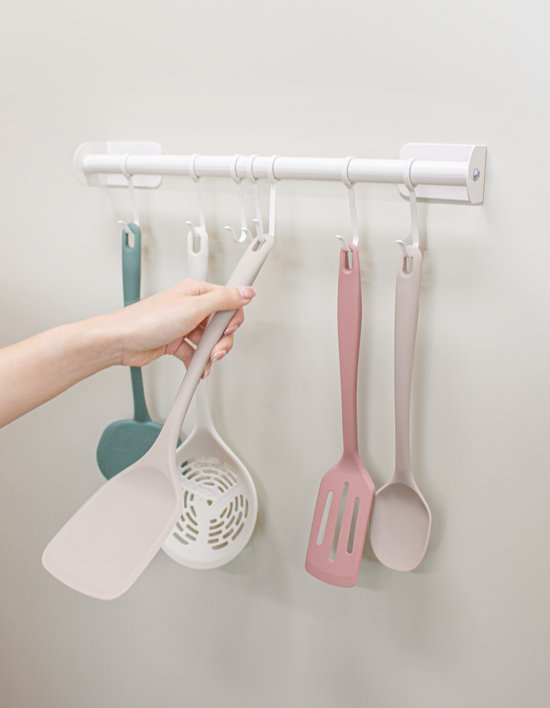 [실리샵] 무타공 조리도구걸이 부착형 2size (택1)