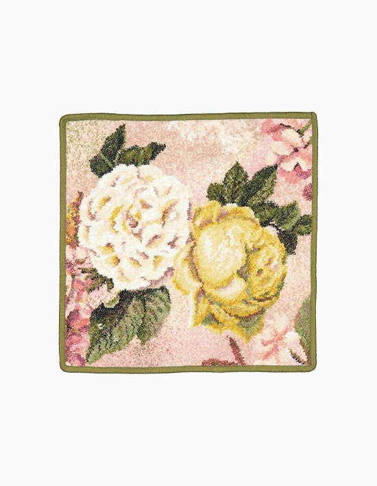 [훼이라]타월 시크릿 가든 예쁜 페이스타월 올리브 30x30cm