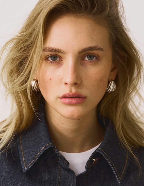 [르쏭드비] 마들렌 이어링 (실버)