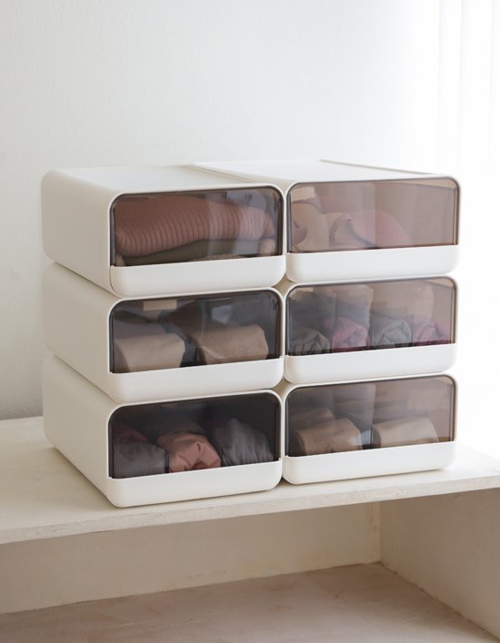 [네이쳐리빙] 시크릿모듈 적층형 속옷 정리함 6종 (택1)