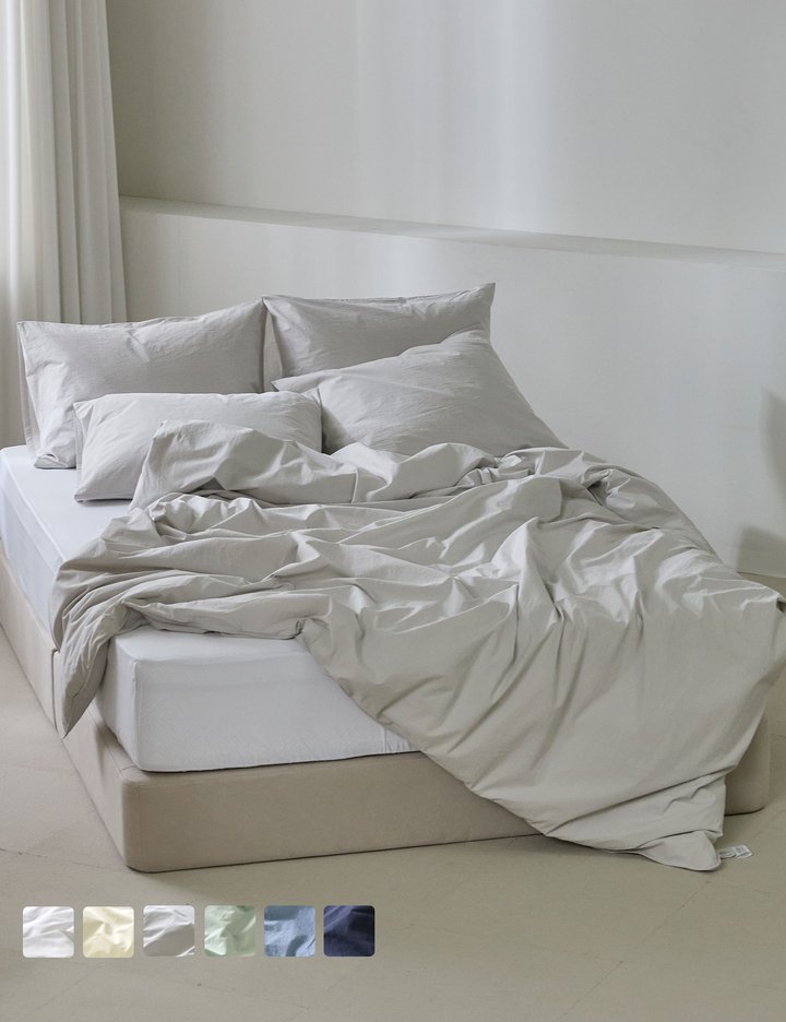 [바운티풀] 세레니티 100% 구스 차렵이불 세트 6컬러 사계절용 3종 (택1)