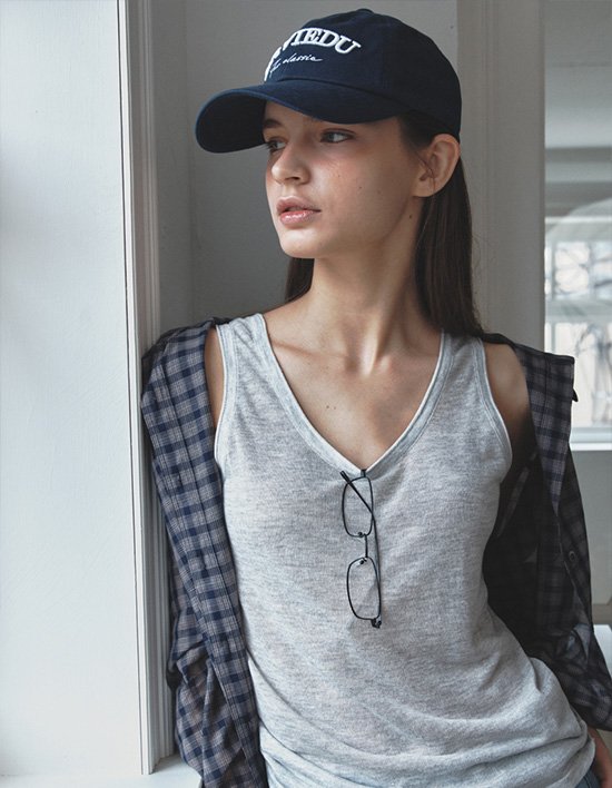 [라비두] 더 클래식 볼캡 (네이비)