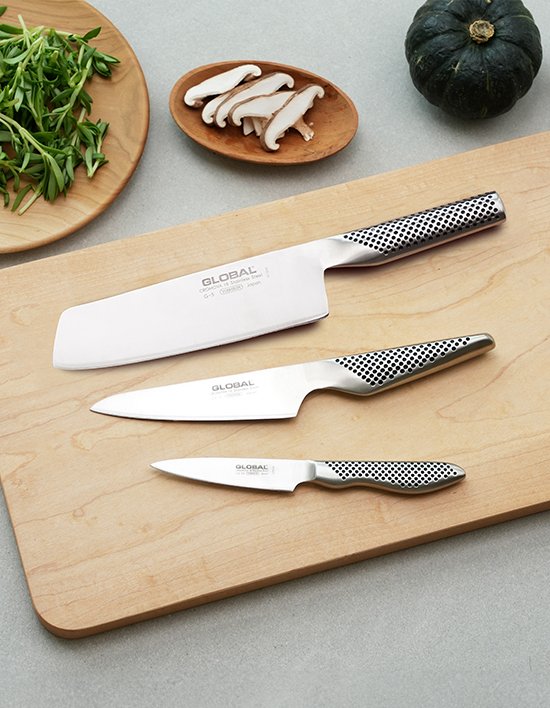 [글로벌] 컬리 단독 3종 세트 (야채칼&쿡스나이프&과도)