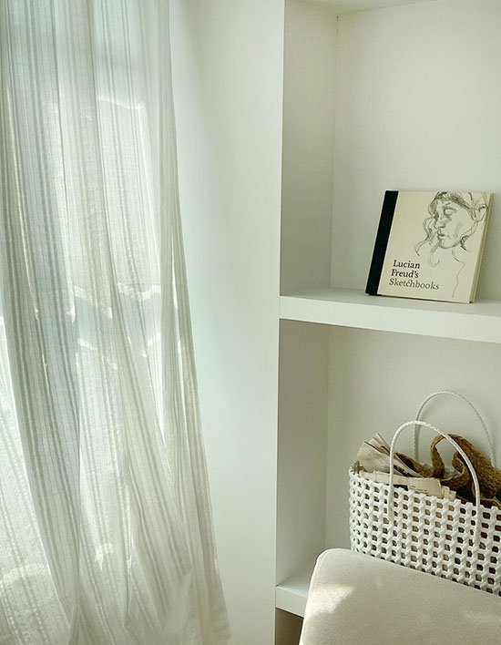 [메이커스무브먼트] 아이린 자수 화이트 레이스 커튼 6종 (택1)