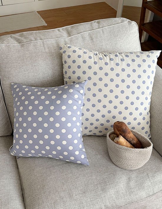 [메이커스무브먼트] 도트 쿠션커버 2COLOR 4종 (택1)