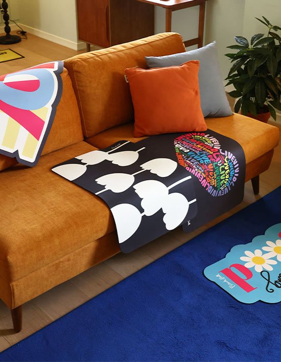 [네오플램] 프렌치불 빨아쓰는 규조토 논슬립 다용도 발매트 택1