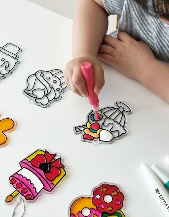 [마이리틀타이거] 타이거 글라스 꾸미기 키링 2종 (택1)