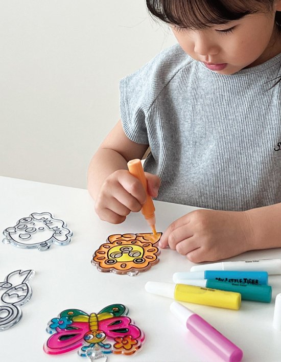 [마이리틀타이거] 타이거 글라스 꾸미기 키링 2종 (택1)