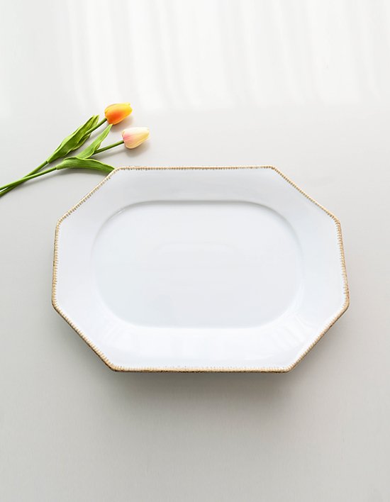 [코스타노바] 루지아 8각서빙접시 40cm