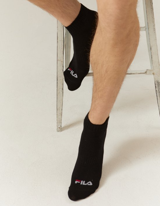 [휠라] 프론트 로고 단목 양말 5족 6종 (택1)