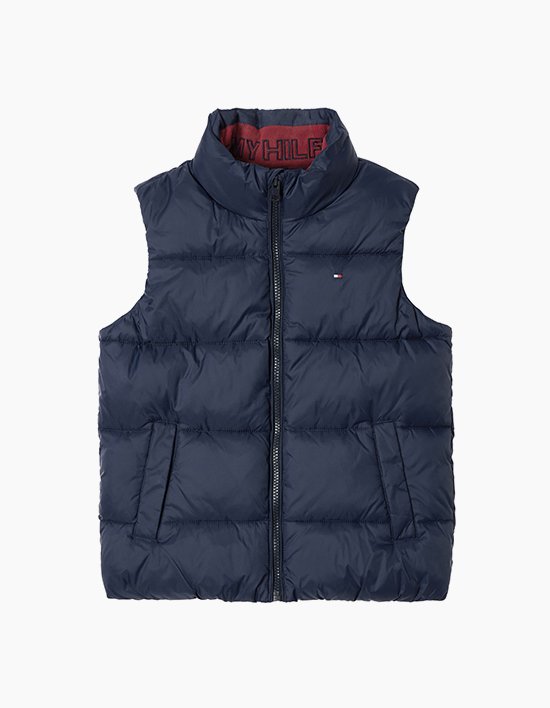 [타미힐피거 키즈] 에센셜 패딩 베스트 DARK NIGHT NAVY